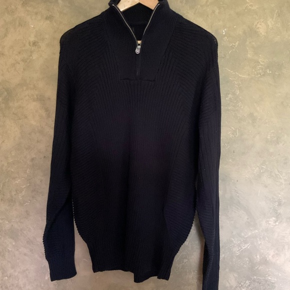 Projek Raw Ribbed Knit Quarter Zip Sweater - Picture 3 of 6